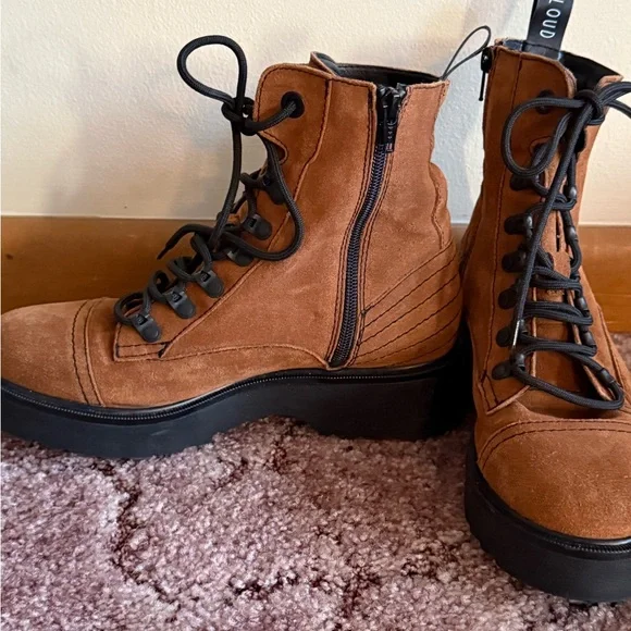 NWOT!{Musse & Cloud}-Size:38-Combat Boots - Picture 4 of 7